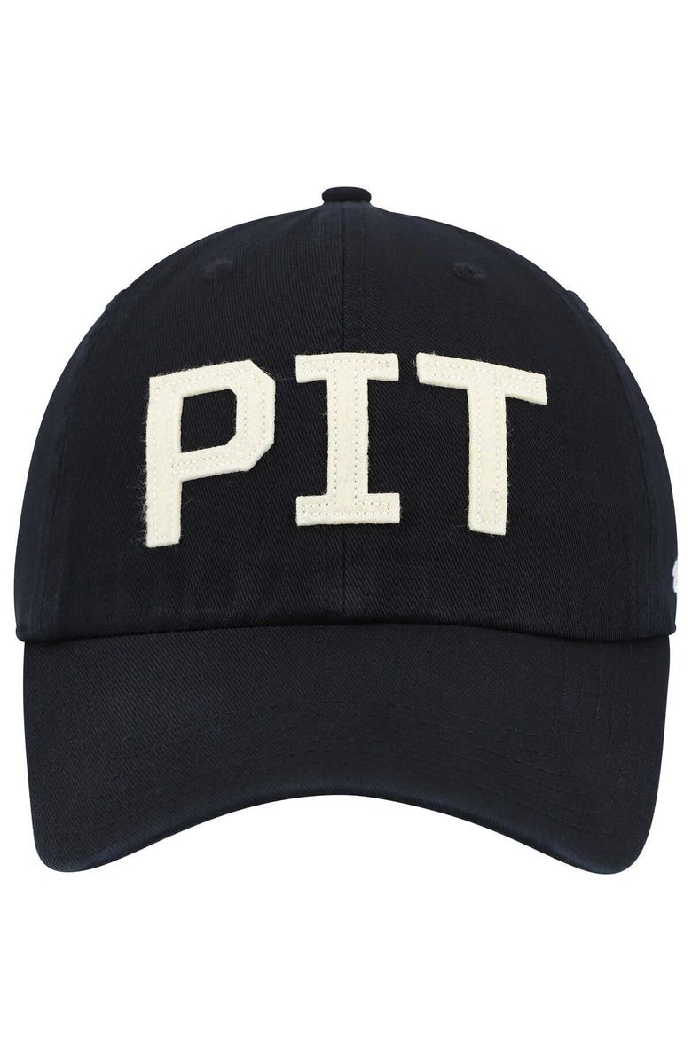 '47 Women's '47 Black Pittsburgh Steelers Finley Clean Up Adjustable Hat, Alternate, color, Black