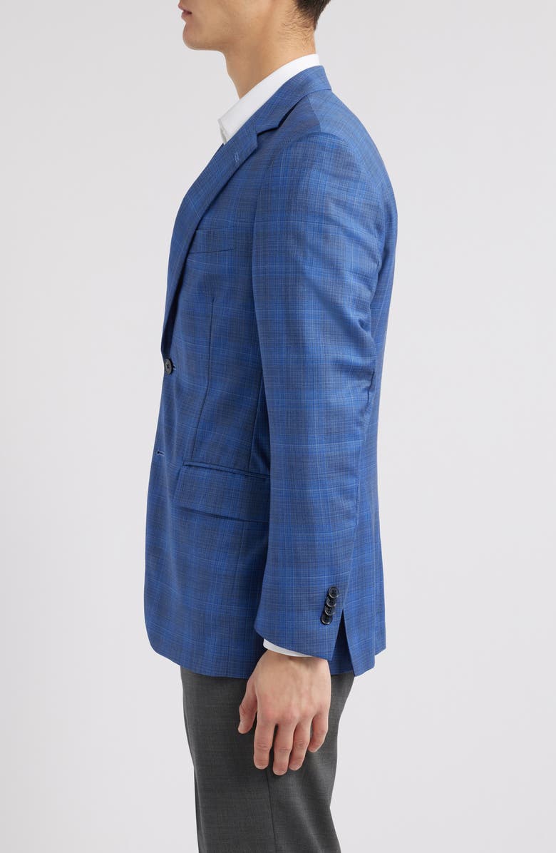 Peter Millar Flynn Classic Fit Plaid Wool Sport Coat, Alternate, color, 