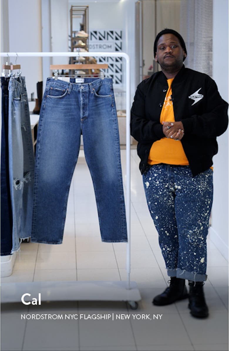 '90s Organic Cotton Straight Leg Baggy Jeans, sales video thumbnail