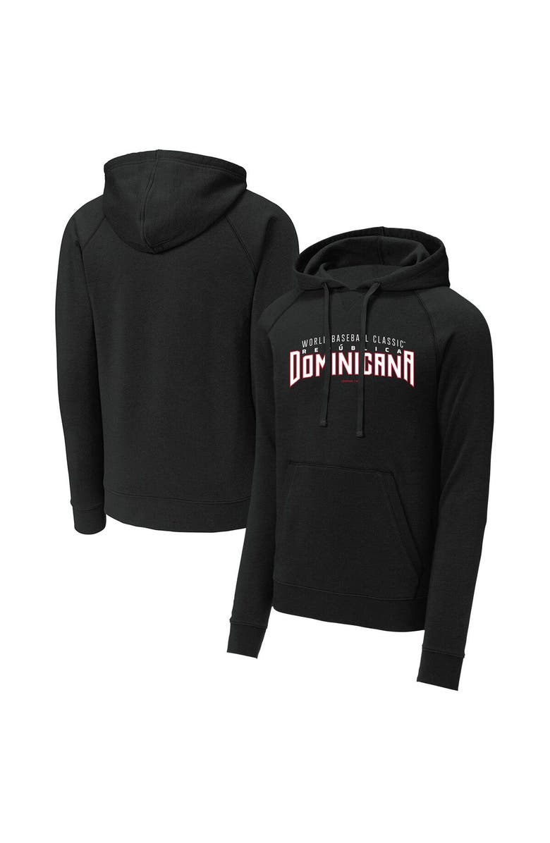 Legends Merchandise Men's LEGENDS Black Dominican Republic Baseball 2023 World Baseball Classic Country Pride Pullover Hoodie, Alternate, color, 