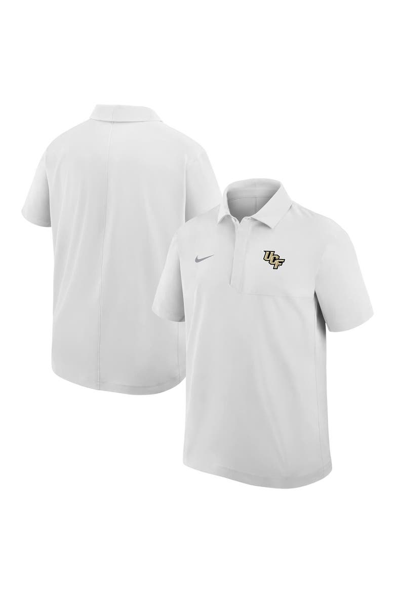 Men's Nike White UCF Knights 2025 Sideline Dri-FIT Polo, Main, color, White