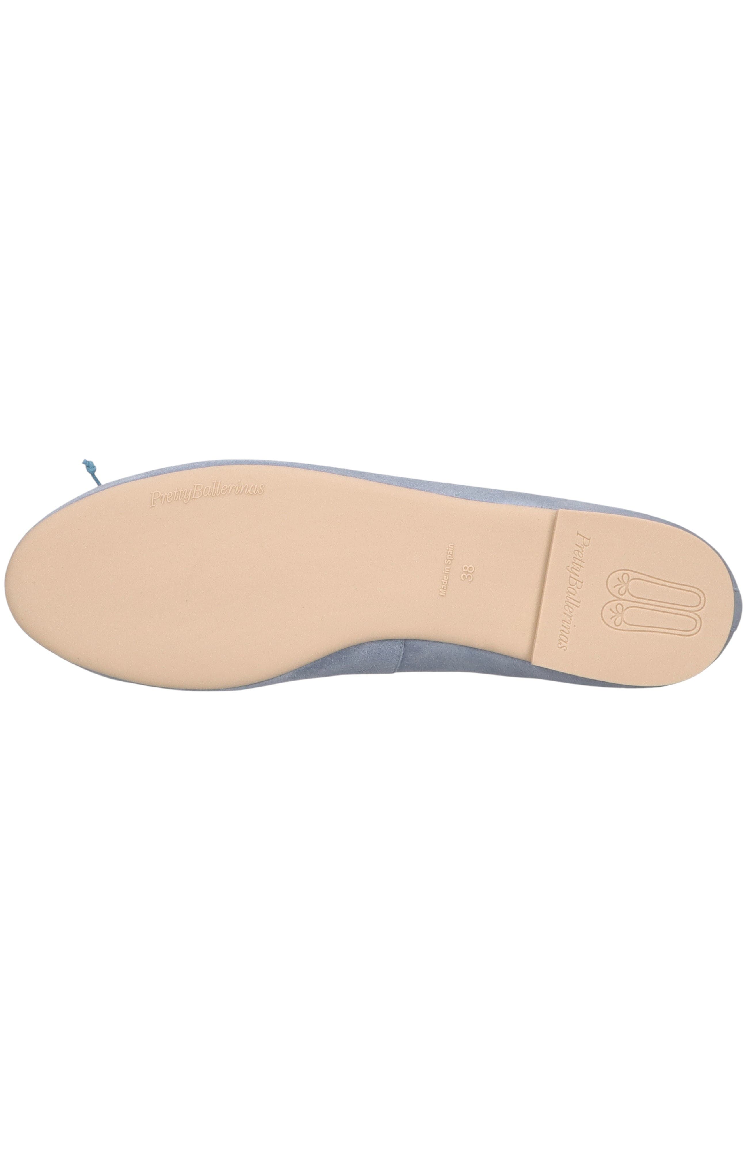 Round Toe Ballet Flat, Alternate, color, Light Blue
