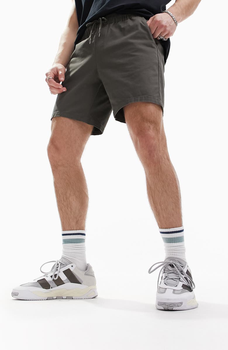 ASOS DESIGN Slim Fit Chino Shorts, Main, color, 