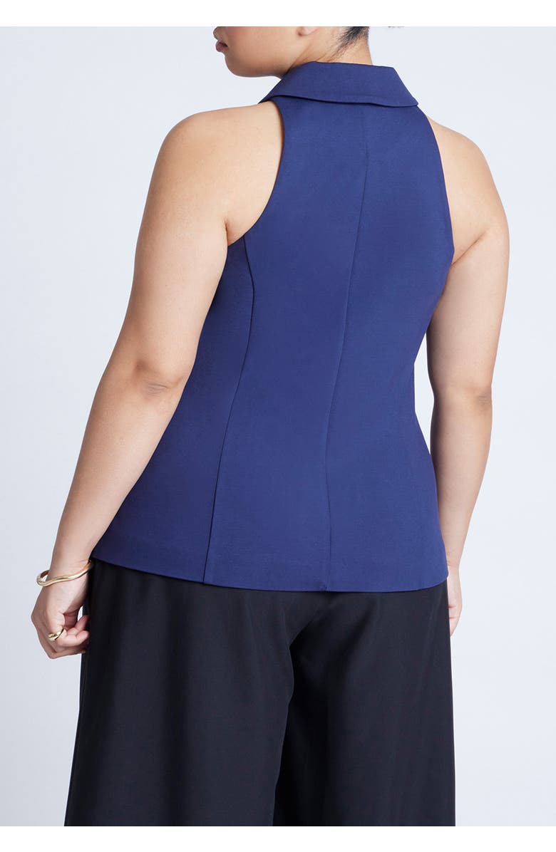 ELOQUII Halter Vest Top, Alternate, color, 