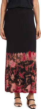 GO COUTURE Side Slit Maxi Skirt