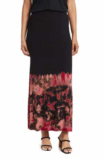 GO COUTURE Side Slit Maxi Skirt