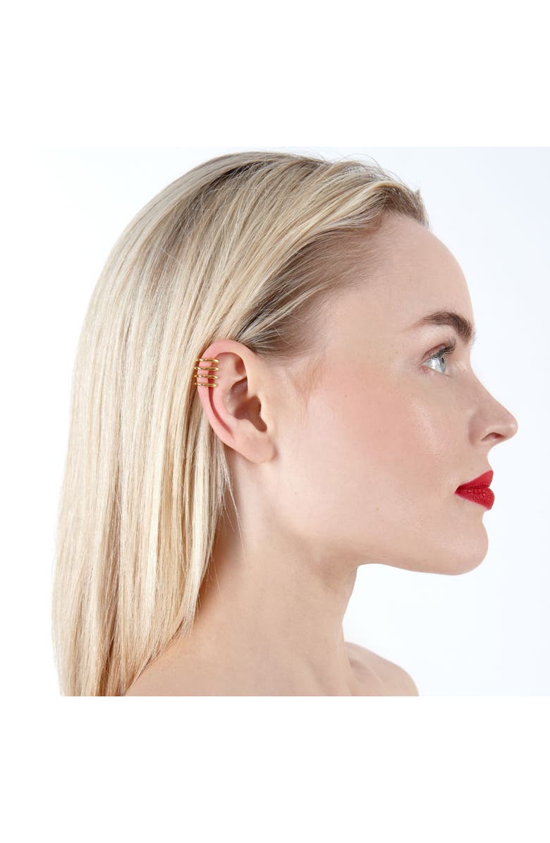 Lucy Quartermaine Waterfall High Ear Cuff, Alternate, color, Sterling Silver