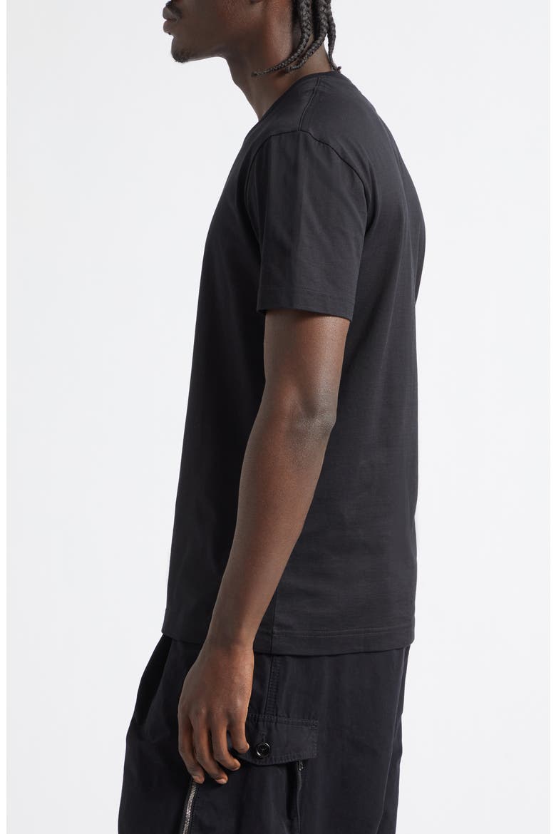 Embroidered Logo T-Shirt, Alternate, color, N0000 BLACK