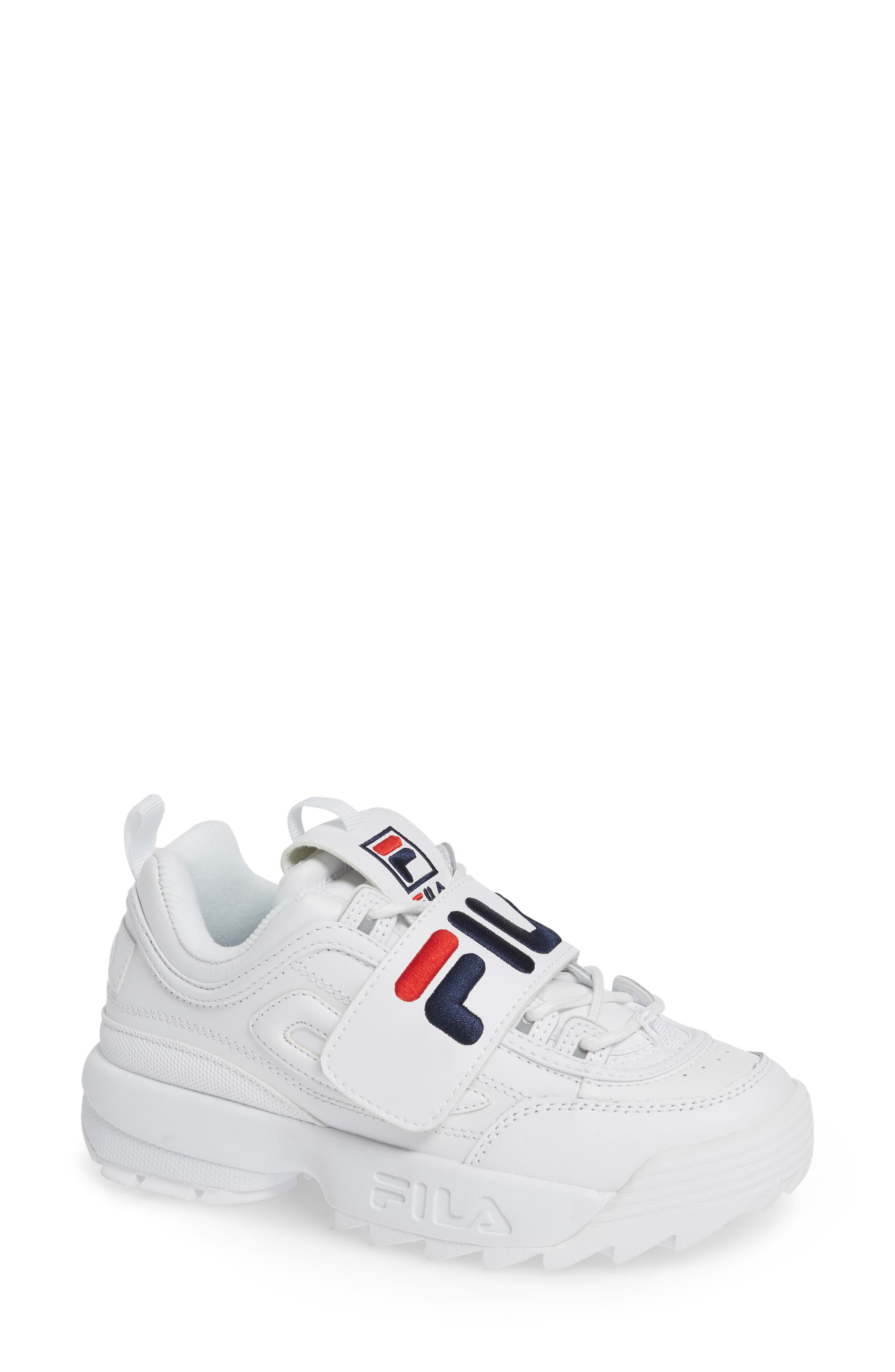 FILA Disruptor II Premium Appliqué Sneaker, Main, color, 
