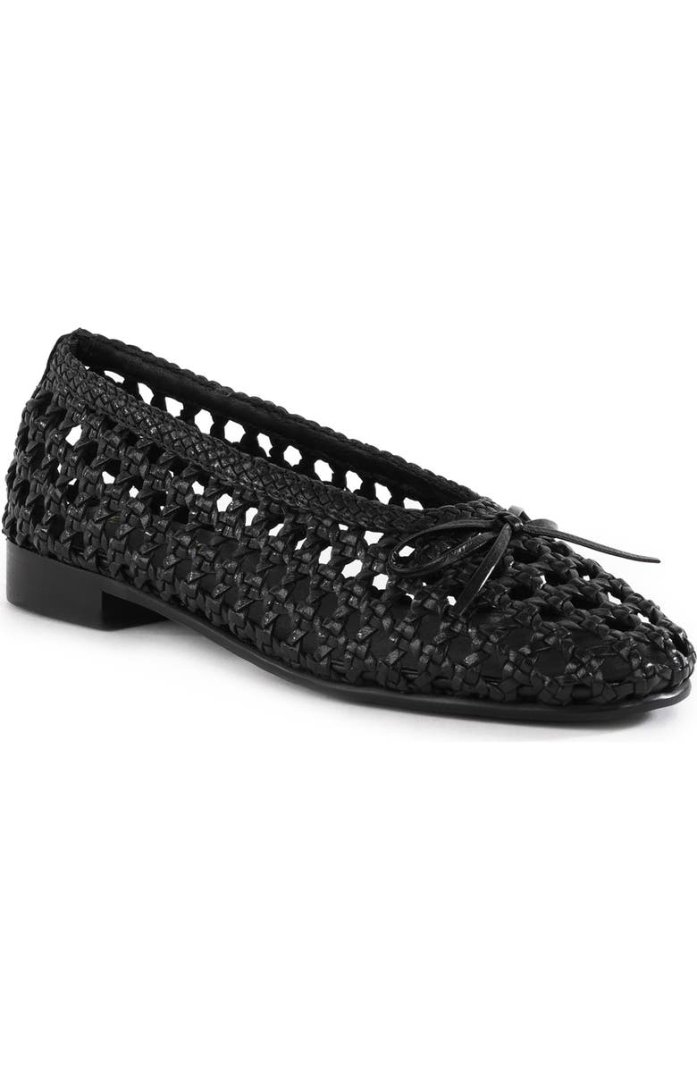 Seychelles Flagstaff Woven Flat, Main, color, Black