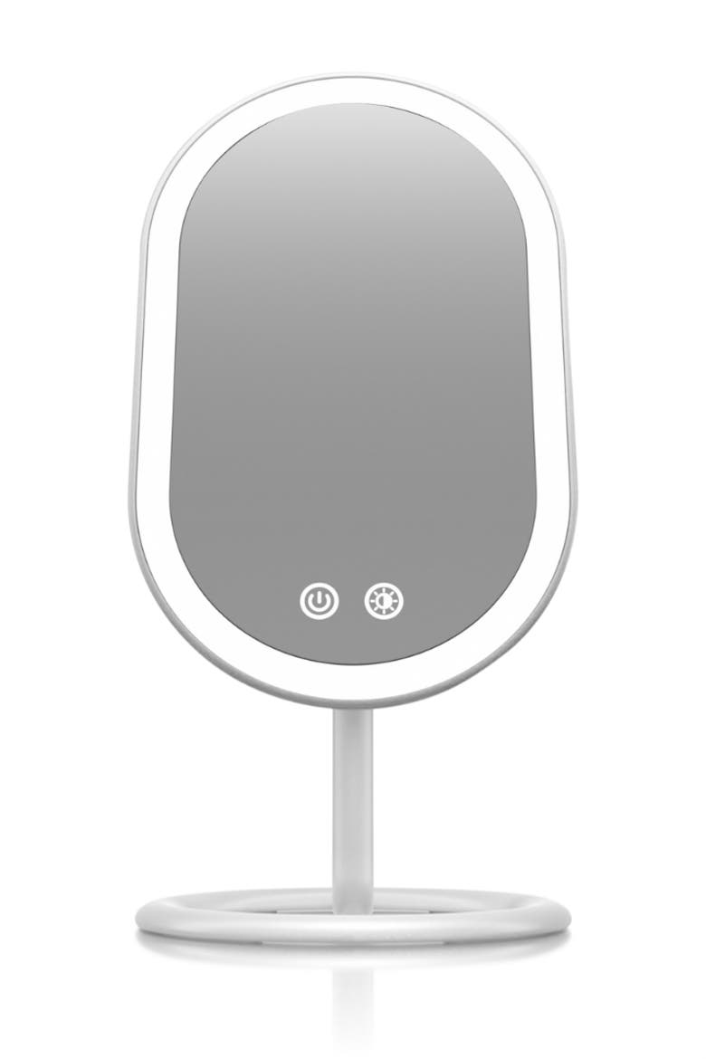 Vera Lighted Vanity Mirror, Main, color, White