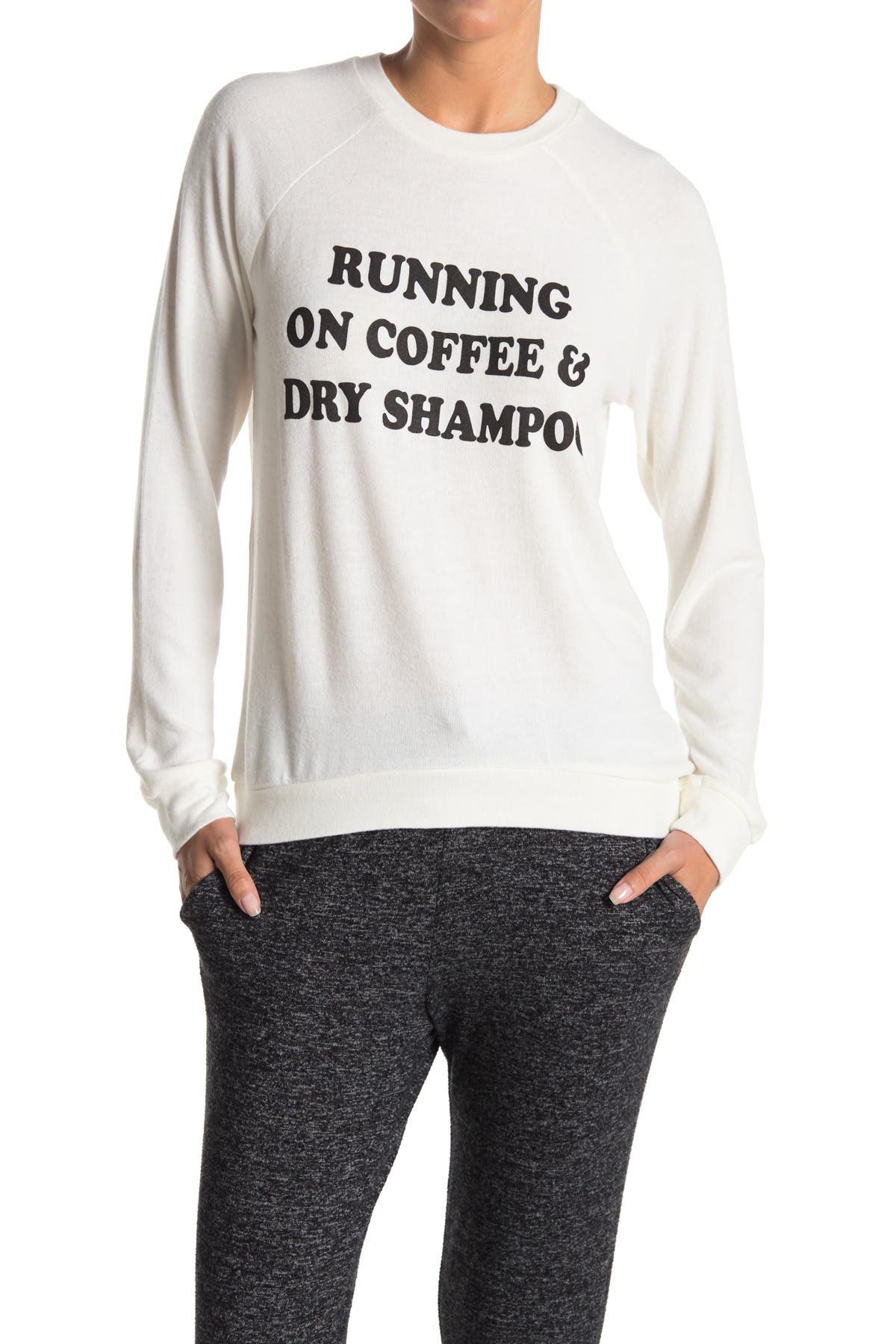 PJ Salvage Graphic Print Raglan Top (Women) | Nordstromrack
