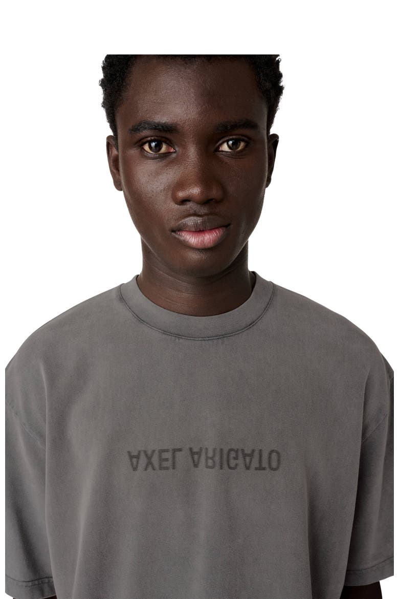 Distort Washed T-Shirt, Alternate, color, Steel Grey