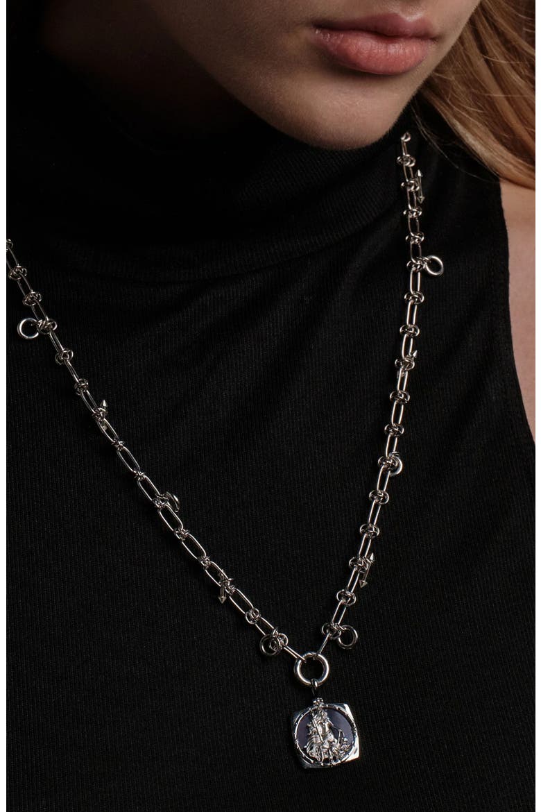 Long Collector Necklace, Alternate, color, 925 STERLING SILVER