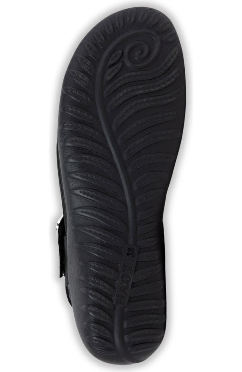 Naot Nagoya Sandal, Alternate, color, Ebony Nubuck/ Black Leather