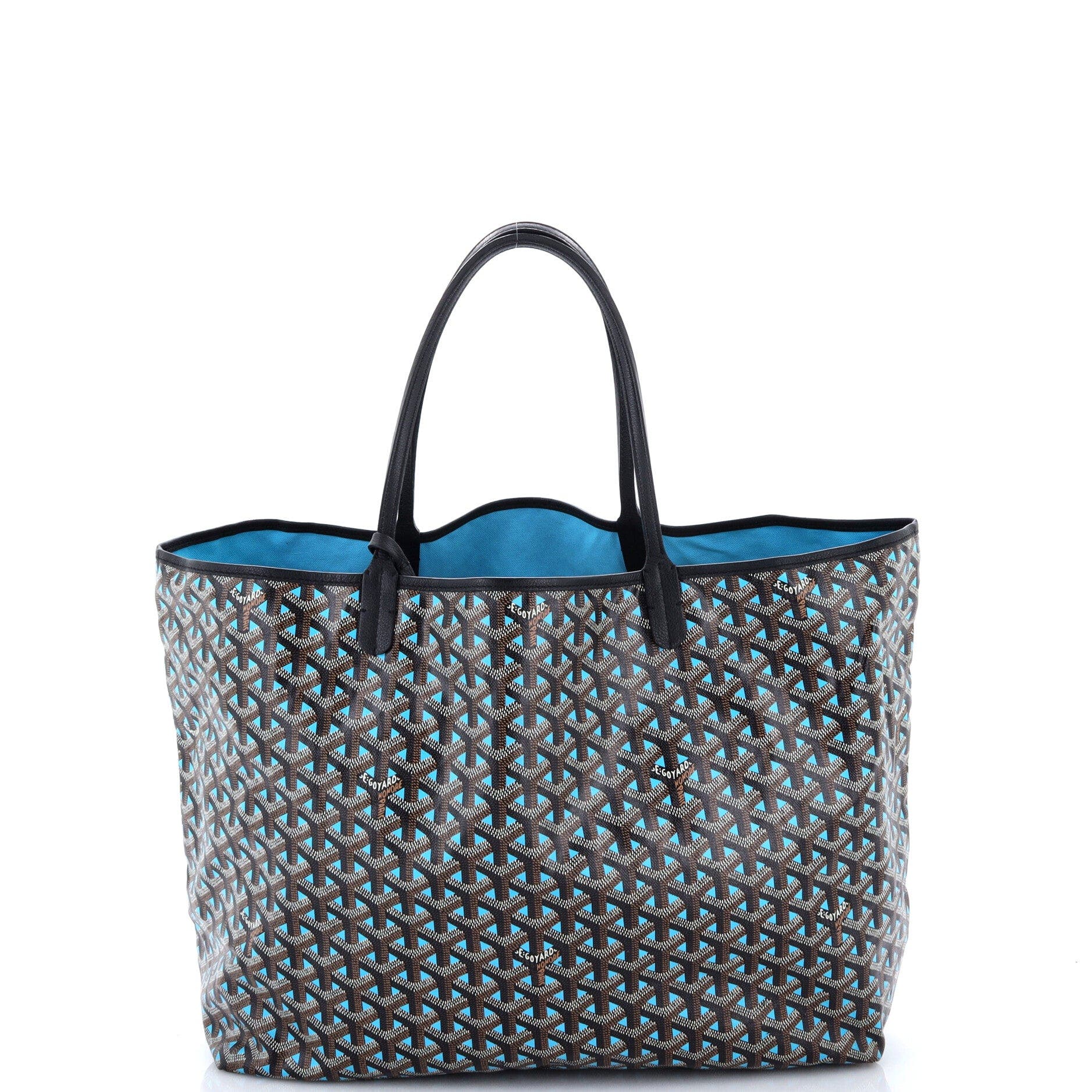 Saint Louis Tote Claire Voie Coated Canvas GM, Alternate, color, Blue
