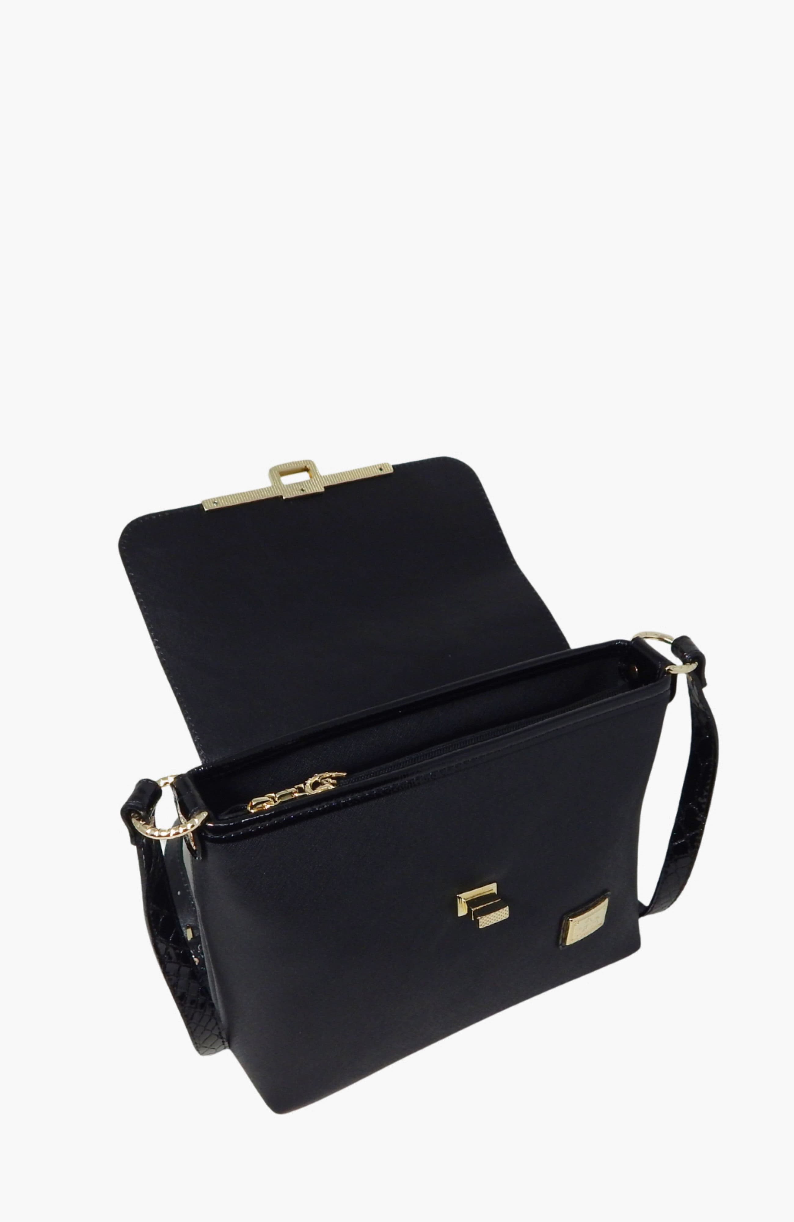 Cherry Blossom 406 Crossbody Bag, Alternate, color, Black