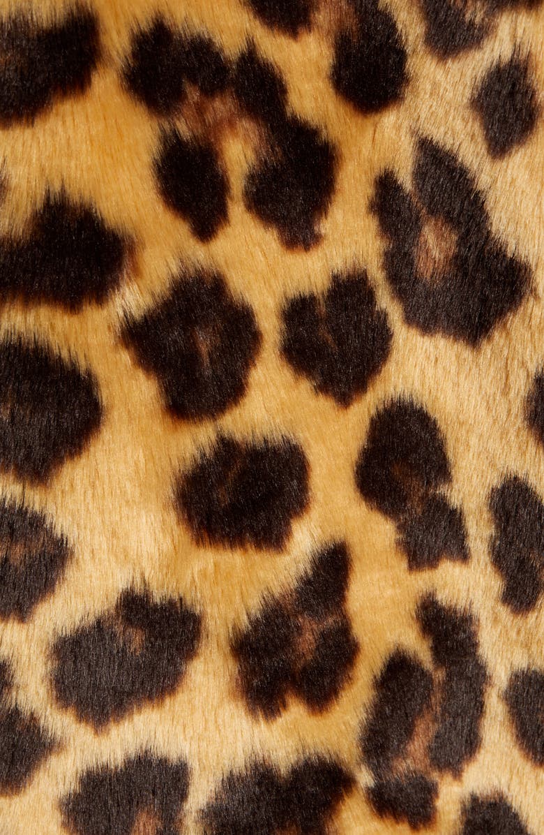 Band of Gypsies Walk on the Wild Side Faux Fur Jacket, Alternate, color,