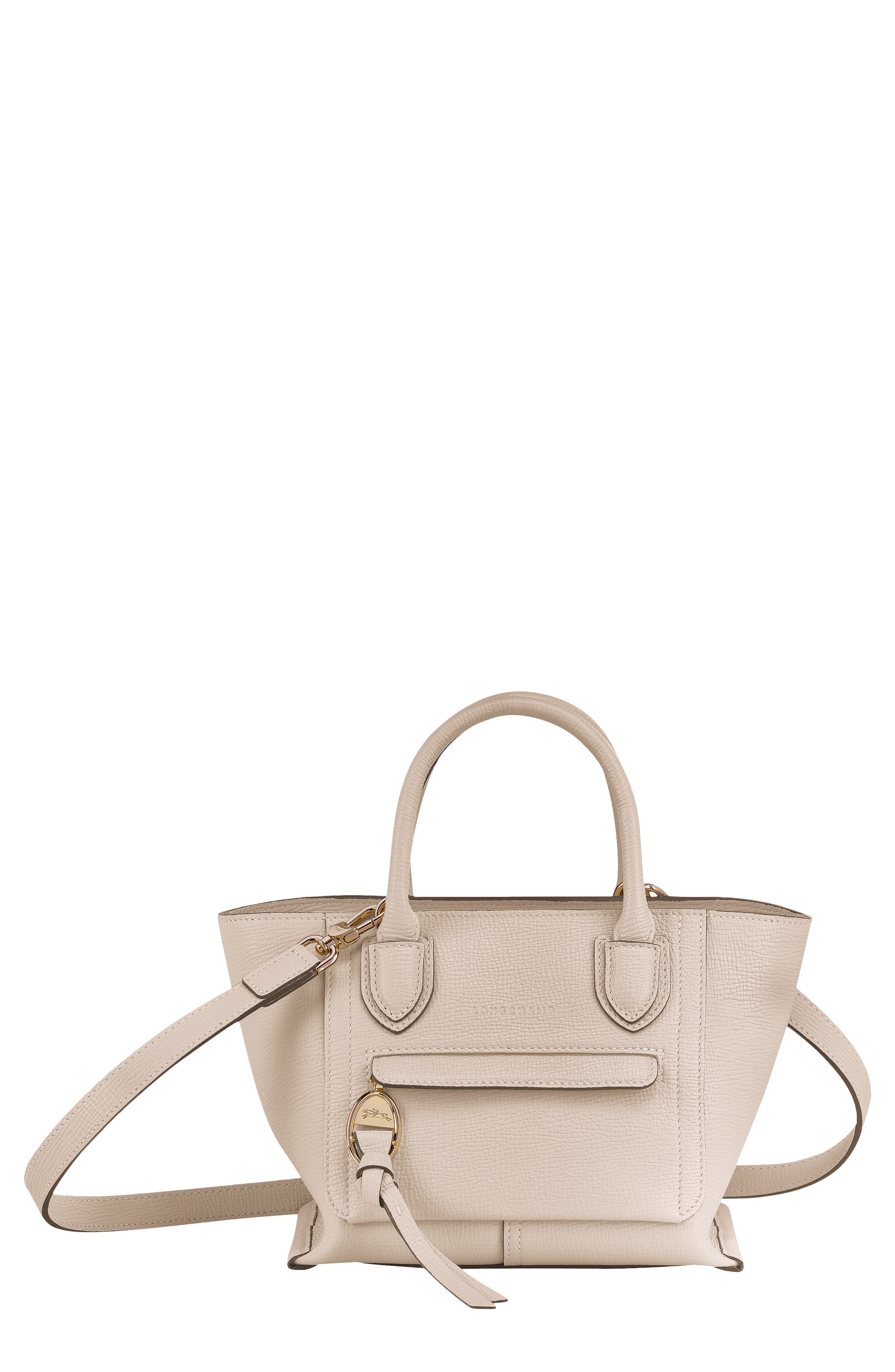 Longchamp Small Mailbox Leather Top Handle Bag