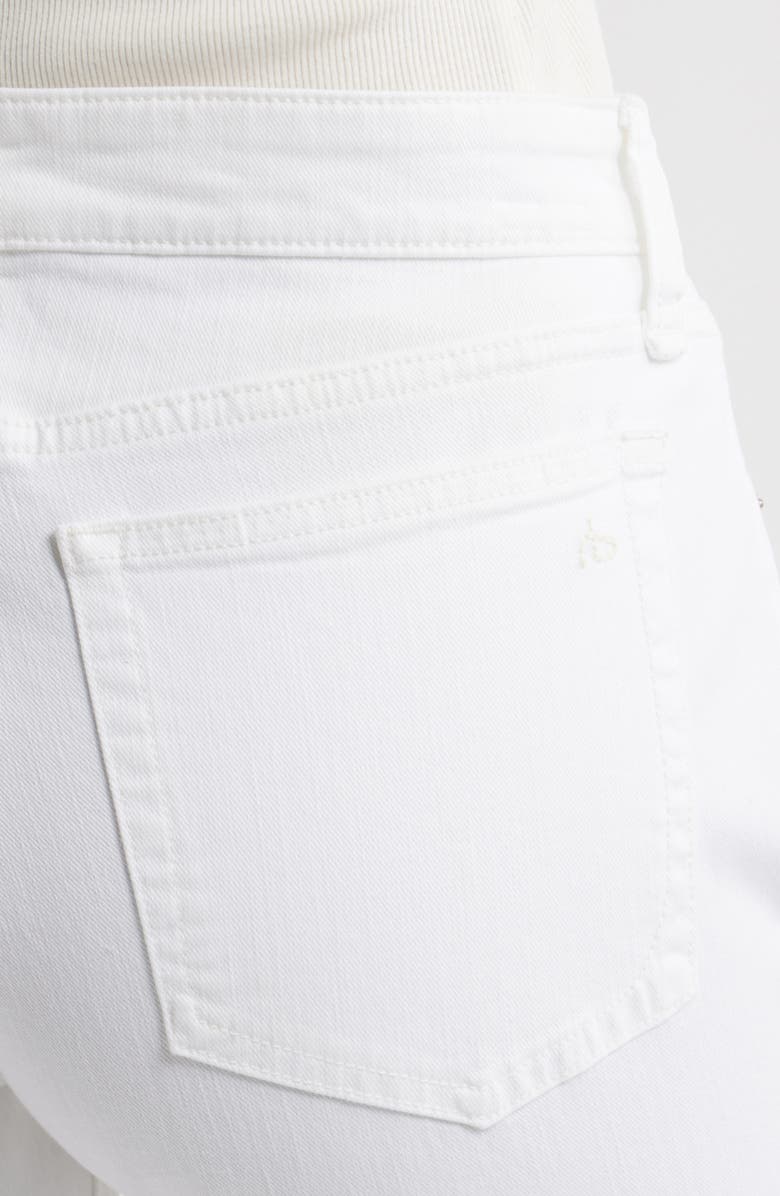 rag & bone Dre Low Rise Slim Boyfriend Jeans, Alternate, color, Opticwht
