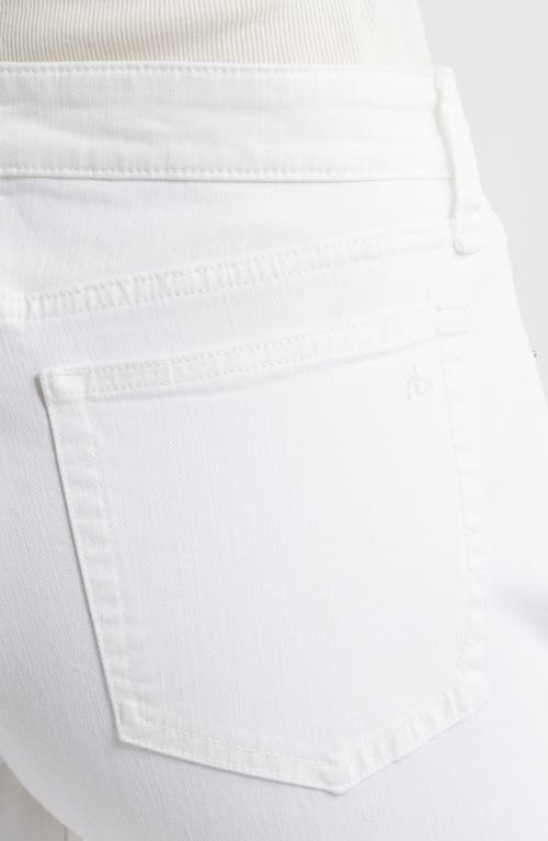 Rag & Bone Dre Low Rise Slim Boyfriend Jeans In White