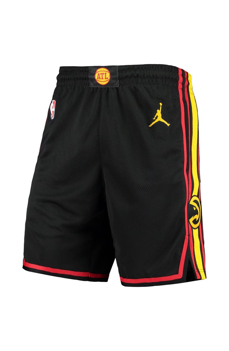 Jordan Brand Men's Jordan Brand Black Atlanta Hawks Statement Edition Swingman Shorts, Alternate, color, 
