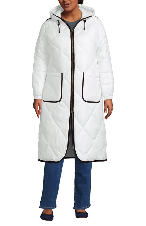 FeatherFree Insulated Diamond Quilted Maxi Coat