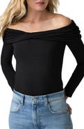 PAIGE Aaliyah Off the Shoulder Top