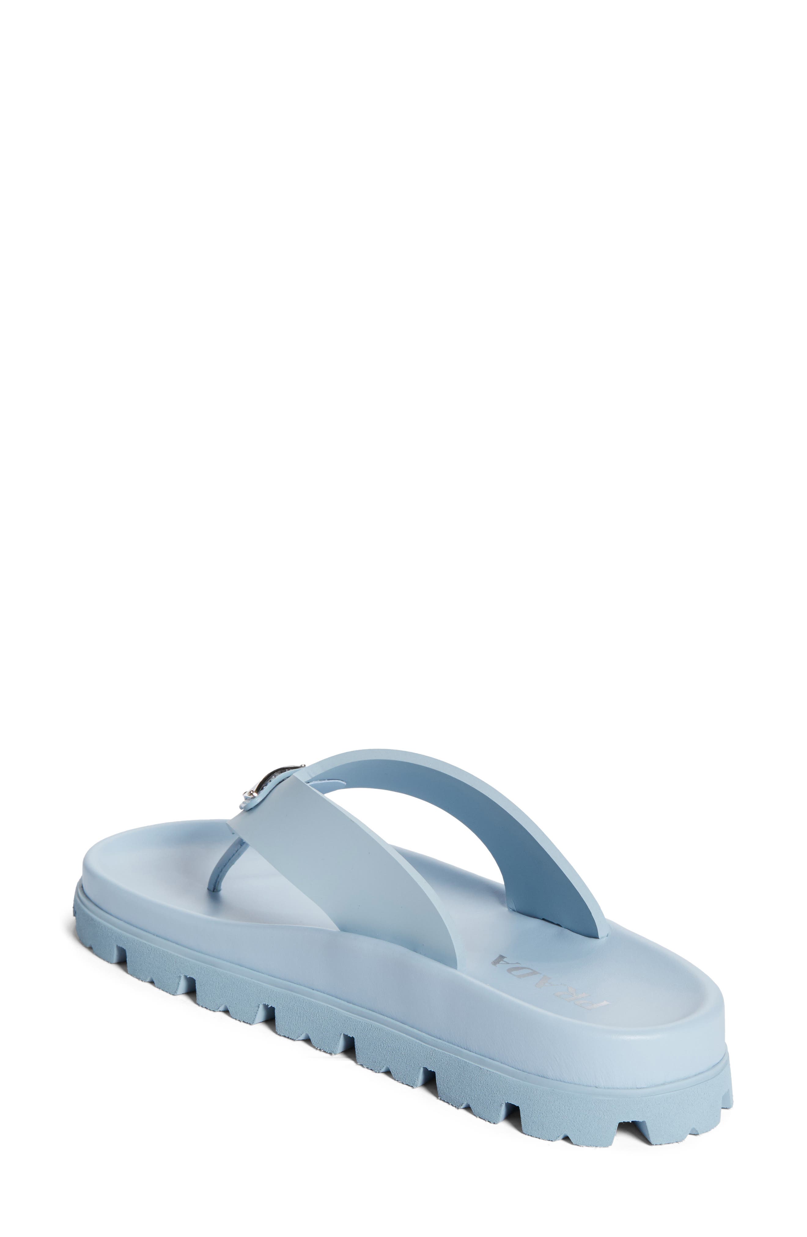 Lug Sole Flip Flop, Alternate, color, CIELO