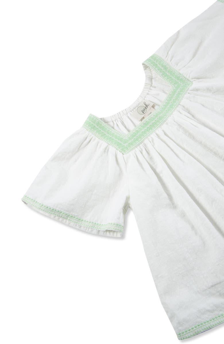 Peek Aren't You Curious Kids' Embroidered Gauze Lace Top & Shorts Set, Alternate, color, 