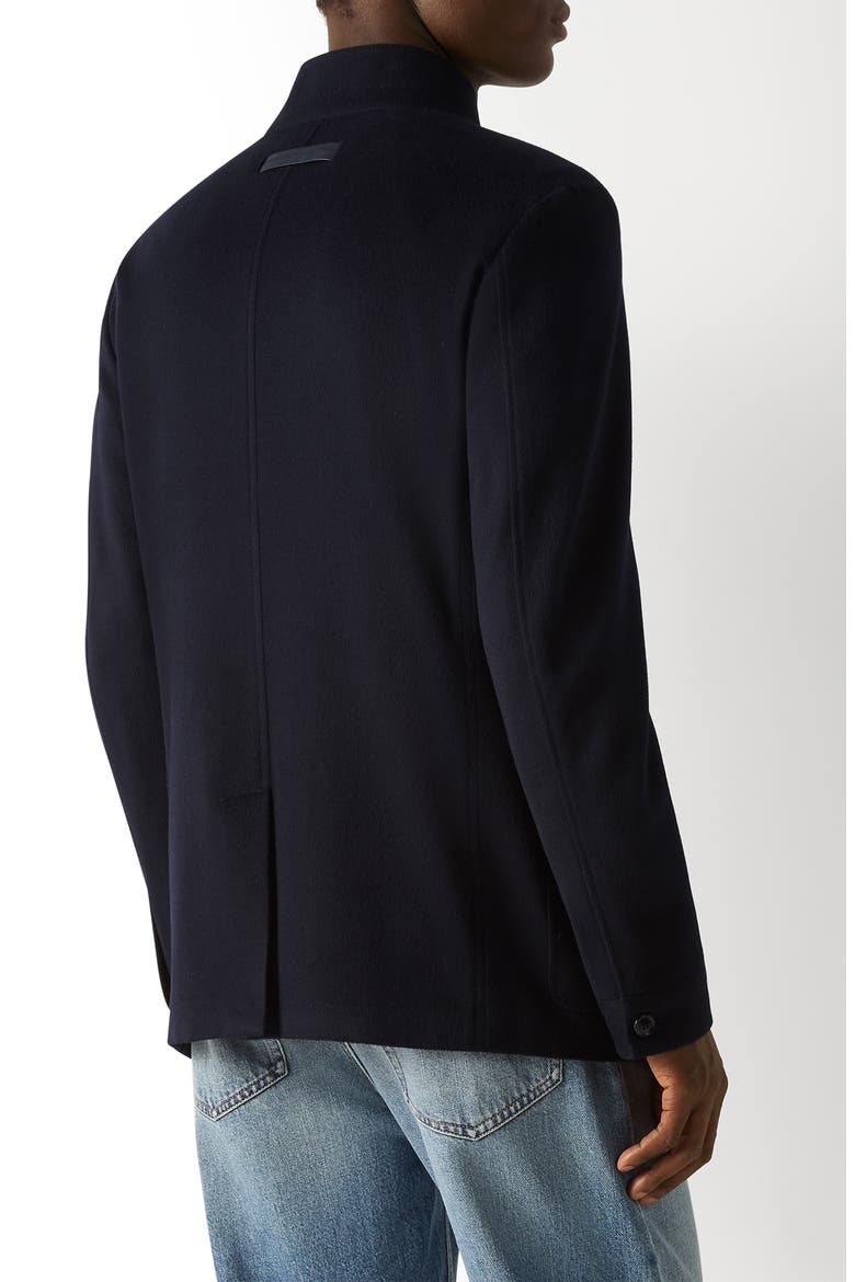 Il Conte Regular Fit Cashmere Jacket, Alternate, color, NAVY BLUE