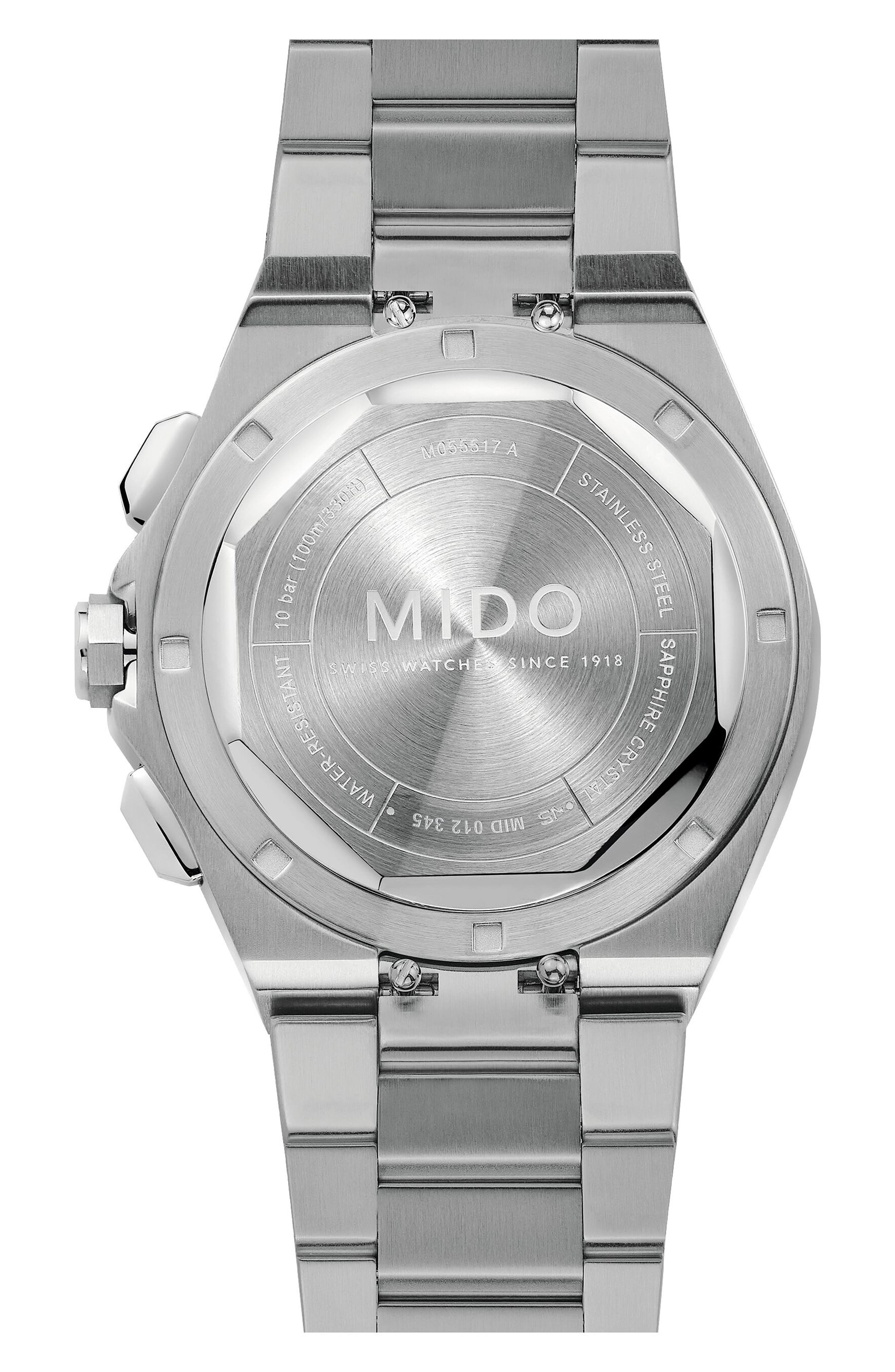 MIDO Multifort 8 Grey One Crown Chronograph Bracelet Watch, 42mm MIDO Multifort 8 Grey One Crown Chronograph Bracelet Watch, 42mm