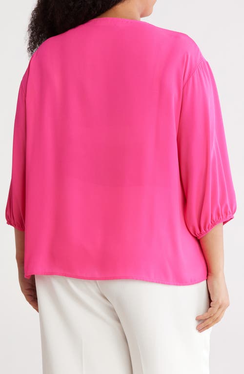 Renee C Tie Neck Top