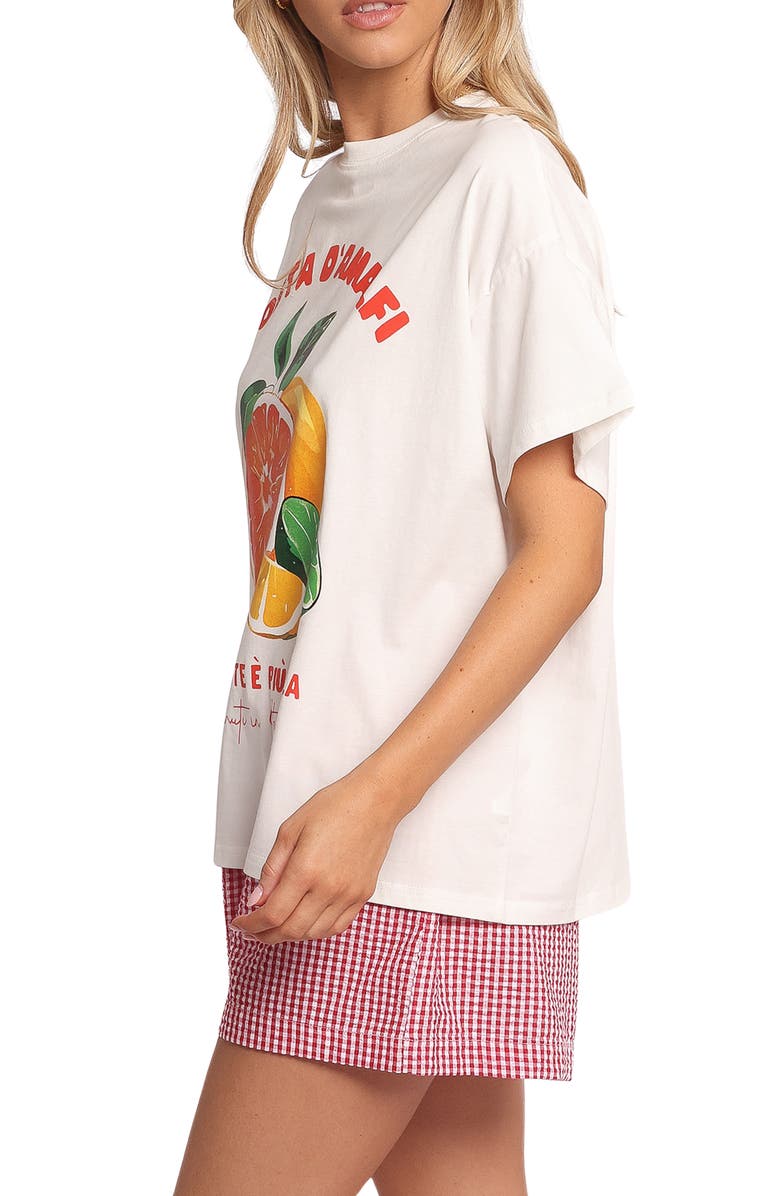 Petal & Pup Costa D Amalfi Graphic T-Shirt, Alternate, color, White