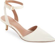 Nordstrom Pearla Kitten Heel Ankle Strap Pump