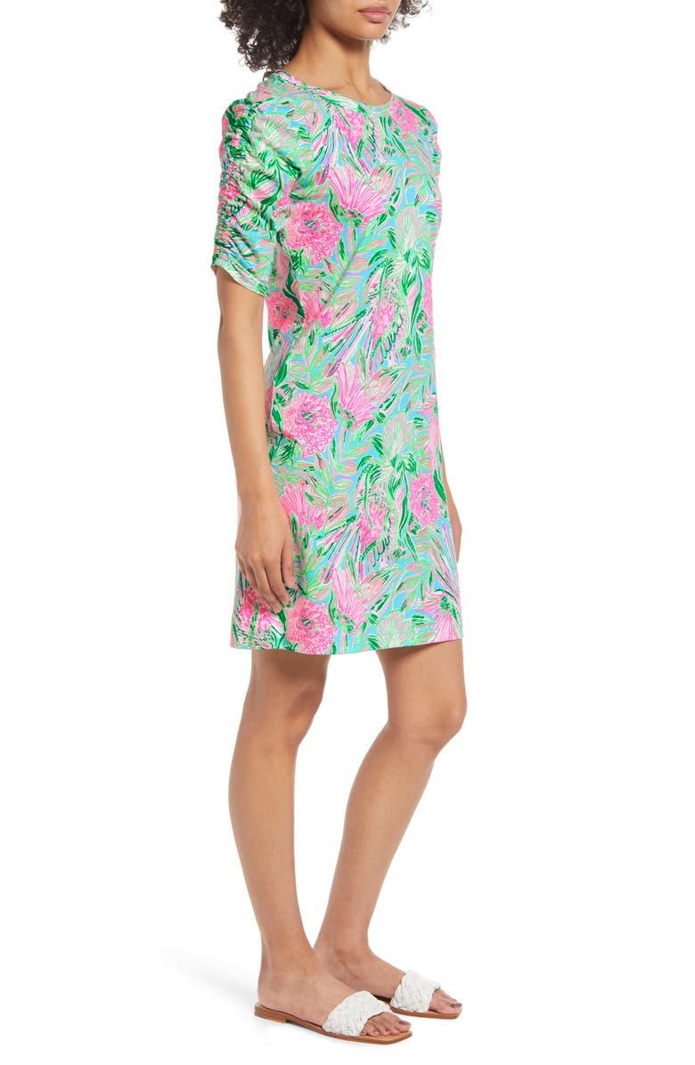 Lilly Pulitzer<sup>®</sup> Women's Belden Floral Cotton T-Shirt Dress, Alternate, color, 