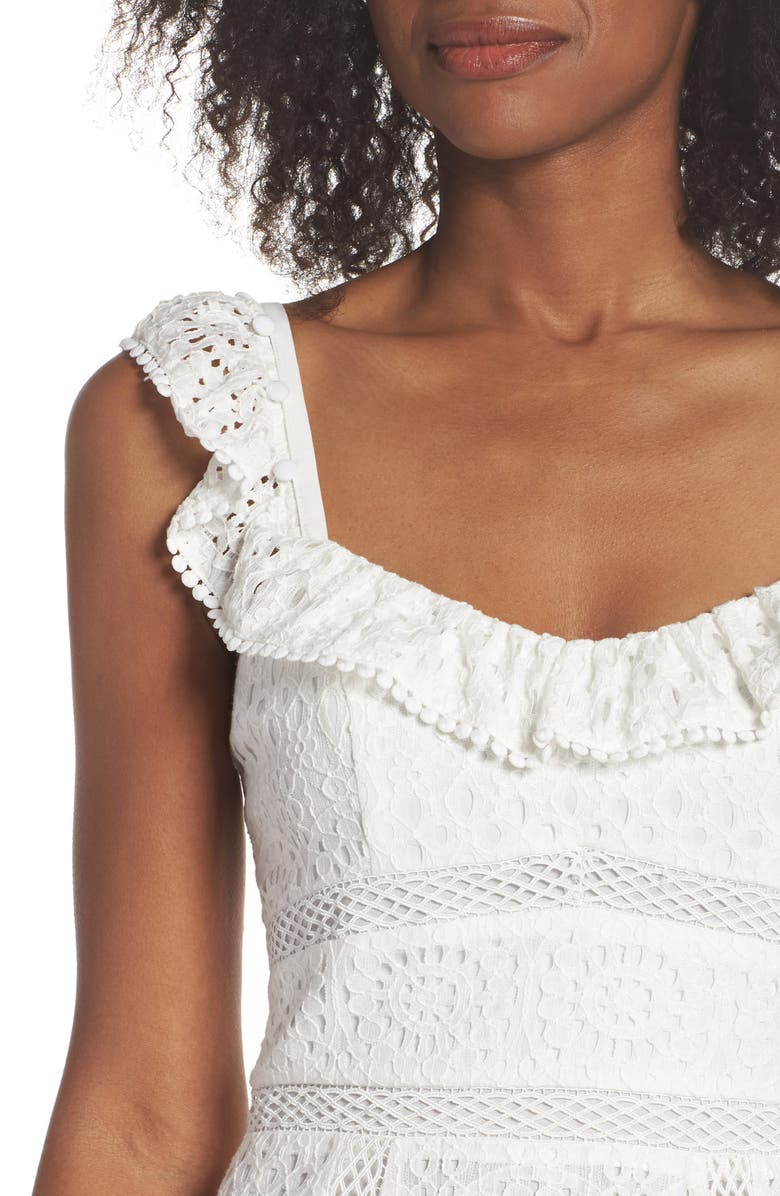 Adelyn Rae Charmaine Lace Sundress, Alternate, color, 