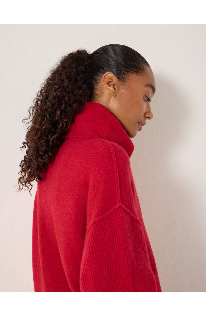Hush Meryl Roll Neck Sweater, Alternate, color, Fiery Red