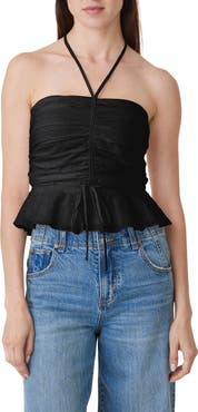 Habitual Ruched Halter Top