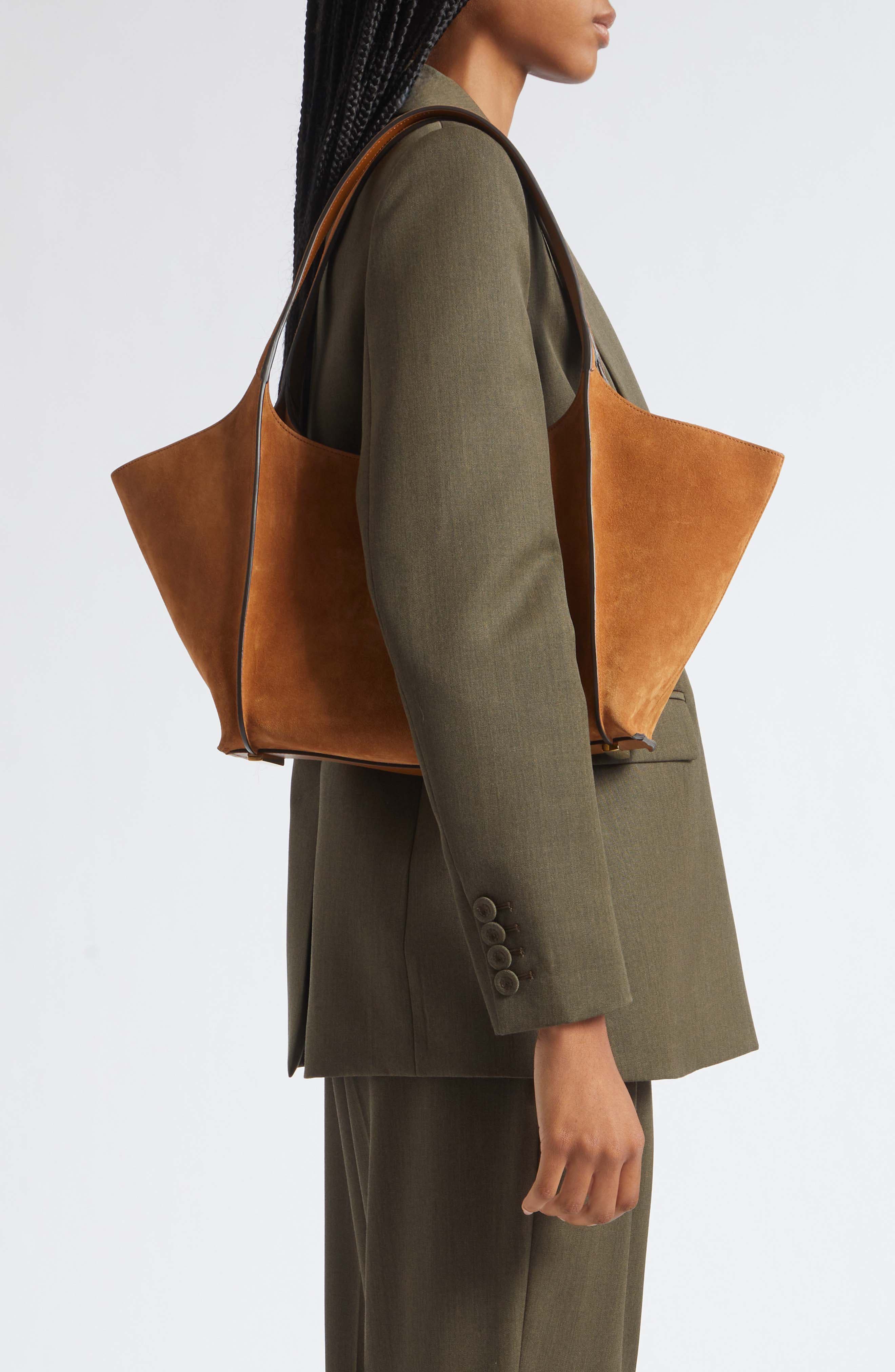 Small T-Timeless Shopper, Alternate, color, TERRA/ CAMMELLO