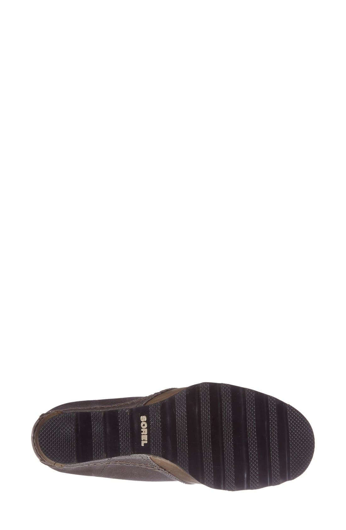 '1964 Premium Canvas' Waterproof Wedge Bootie, Alternate, color, SHALE