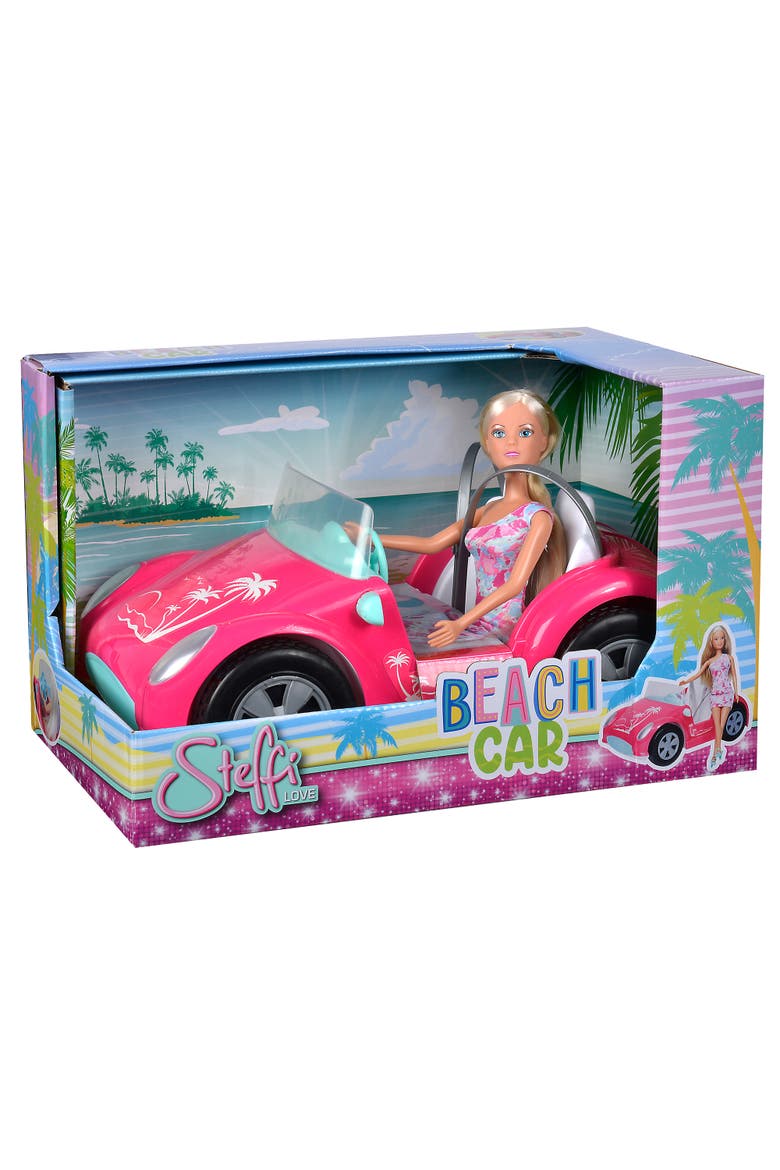 Steffi Love Beach Car And Doll, Main, color, Multicolored