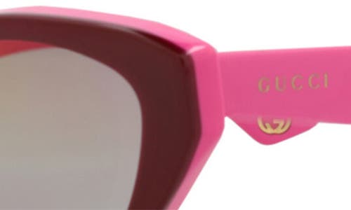 Gucci 54mm Cat Eye Sunglasses In Multi