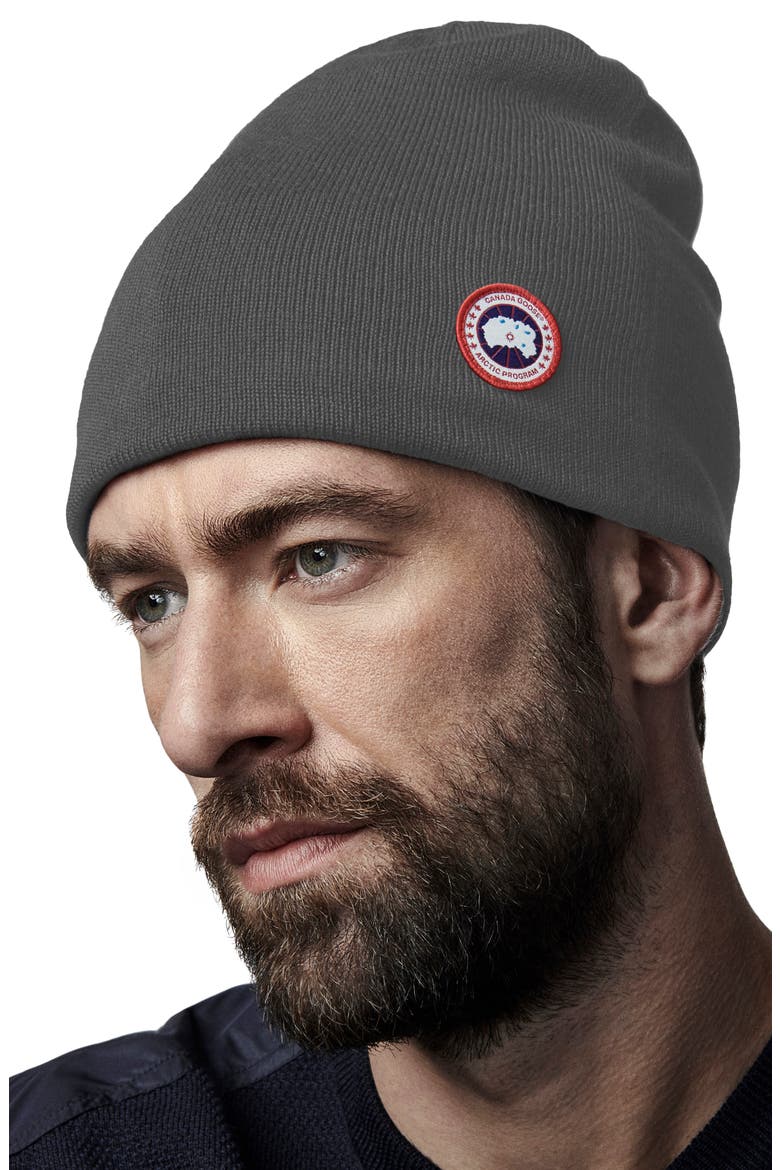 Standard Wool Blend Beanie, Alternate, color, HEATHER GREY
