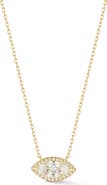 GLAZE JEWELRY Marquise Cubic Zirconia Pendant Necklace