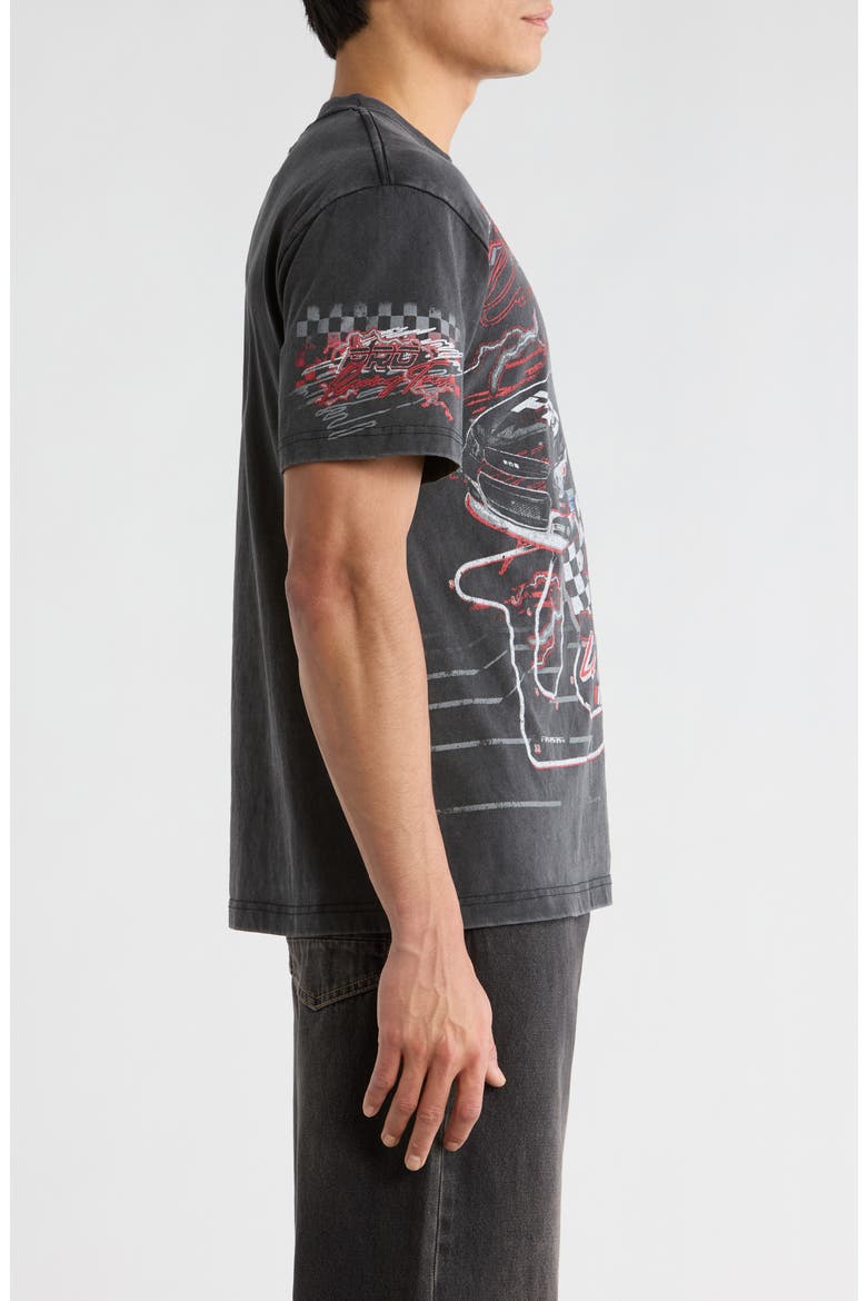 Pro Tour Vintage Cotton Graphic T-Shirt, Alternate, color, BLACK