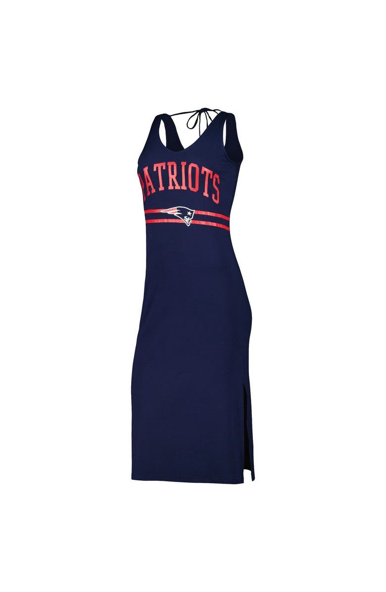 G-III 4HER BY CARL BANKS Women's G-III 4Her by Carl Banks Navy New England Patriots Training V-Neck Maxi Dress, Alternate, color, Navy