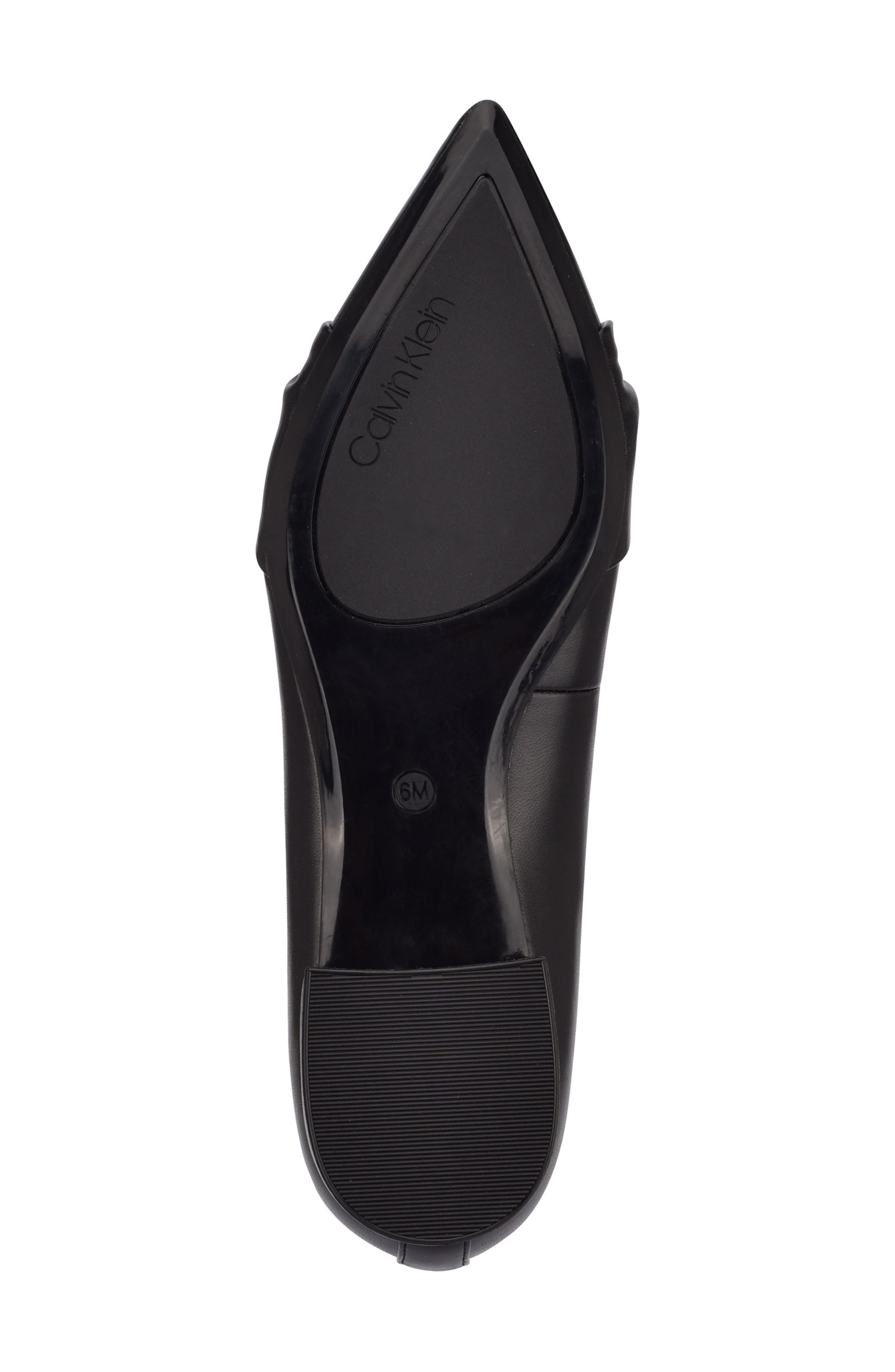 Calvin Klein Kendy Pointed Toe Flat, Alternate, color, 