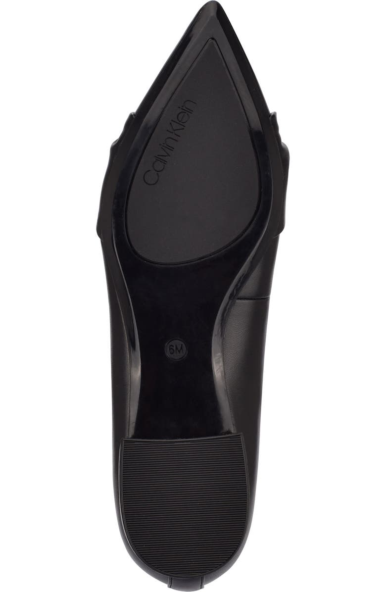 Calvin Klein Kendy Pointed Toe Flat, Alternate, color,