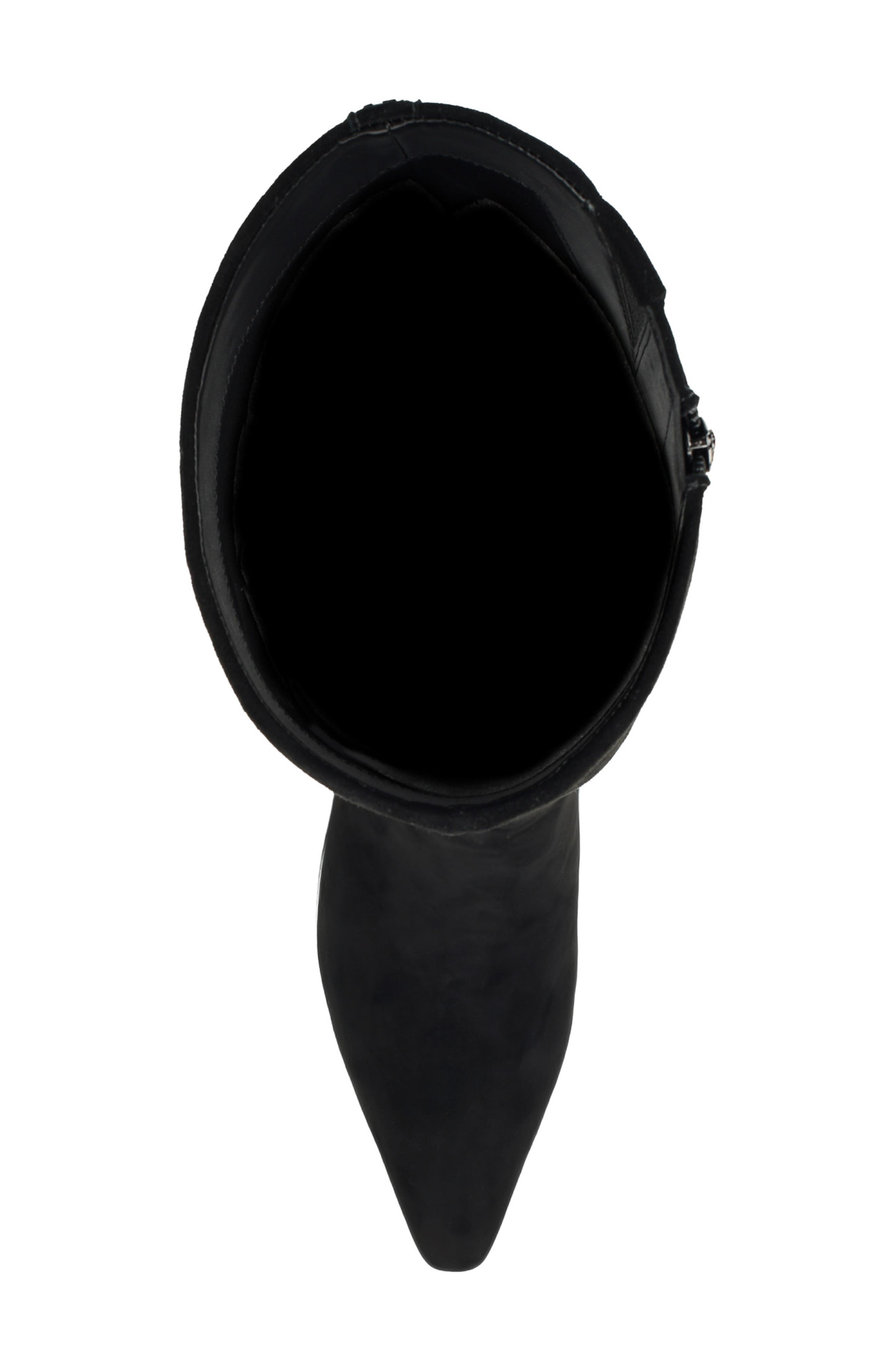 Preston Leather Knee High Boot, Alternate, color, BLACK SUEDE